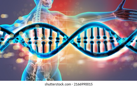 Dna Structure On Medical Background Medical Stock Illustration ...