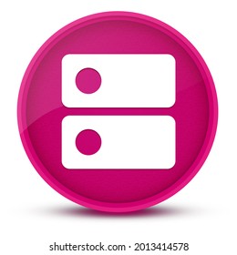 DNS Luxurious Glossy Pink Round Button Abstract Illustration