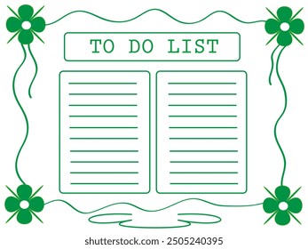 to do list template, simple design background art, blank planner - Powered by Shutterstock