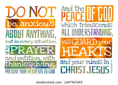 96 Philippians 4 Images, Stock Photos & Vectors | Shutterstock