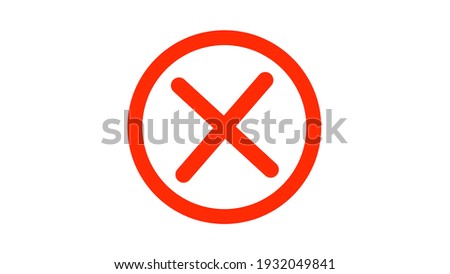 Do not Cross or Error Symbol Icon
