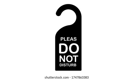 Do Not Disturb Sign Red Hotel Stock Illustration 1747863383 | Shutterstock