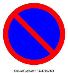 No Parking Traffic Sign Vector Eps10 Stock Vector (royalty Free 