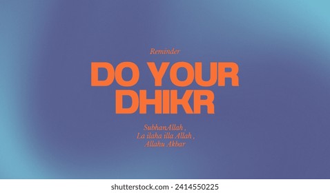 desktop minimalist large dhikr