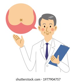 A doctor explaining how the anus works