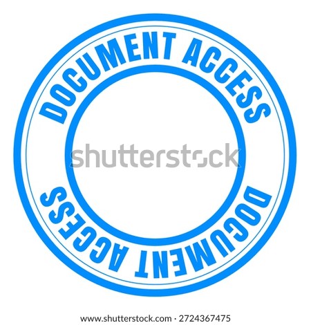 Document Access Authorized Stamp for File Permissions