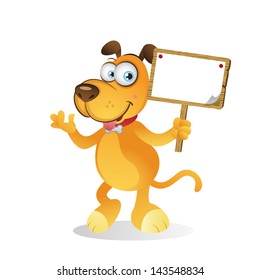 Dog Blank Sign Stock Illustration 143548834 | Shutterstock