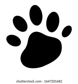 Dog Or Cat Footprint Icon For Animal Apps And Websites Isolated On White Background.hd Png