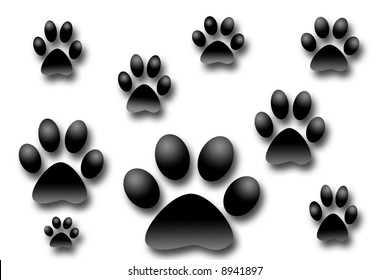 3,537 3d dog paw print Images, Stock Photos & Vectors | Shutterstock