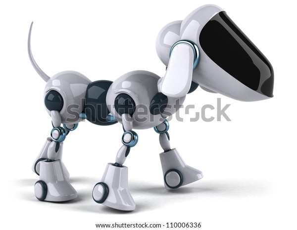 robot dog cartoon