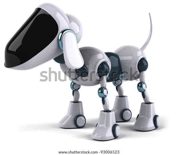 robot dog cartoon