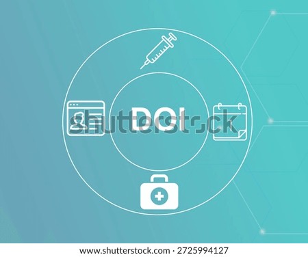 DOI acronym.DOI (Date of Immunization) records the exact date a vaccination is given.