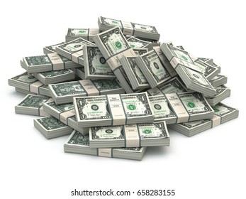 Money Bills 3d Illustration Isolated On Stock Illustration 572018755 