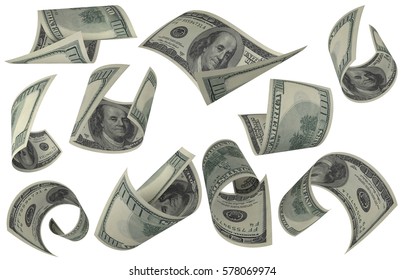 Dollar Paper Money Set American Banknote Stock Illustration 584920180