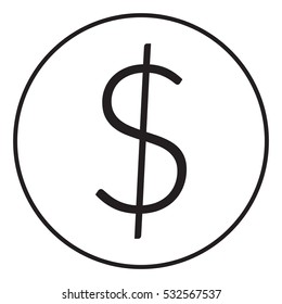 Dollar Symbol Icon