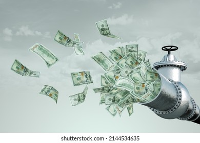 A lot of dollars flies out of the pipe. Passive income, dividends, investment income, oil price, sale of minerals, real estate, business, cash flow