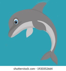 イルカ 海 のイラスト素材 画像 ベクター画像 Shutterstock