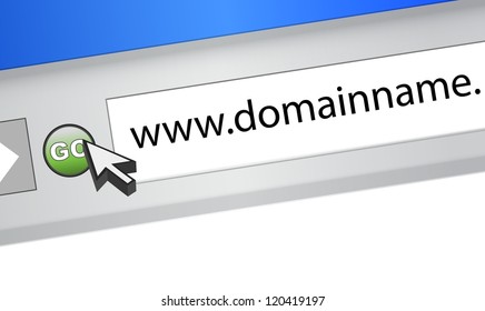 Domain Name Browser Search Illustration Graphic Design