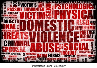 Domestic Violence Abuse In Many Forms Background