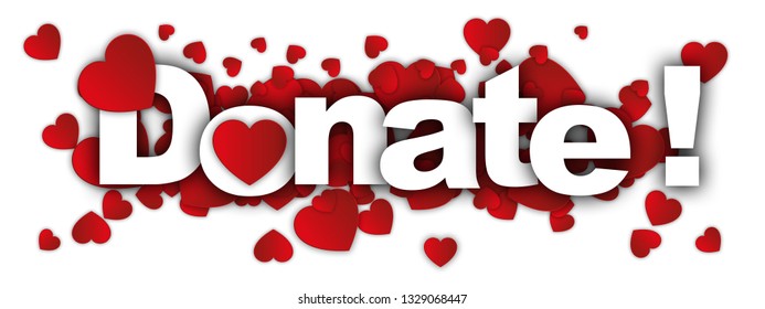 donate  label illstration