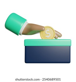 Donation Charity Donate 3D Rendering Icon Illustration - Powered by Shutterstock