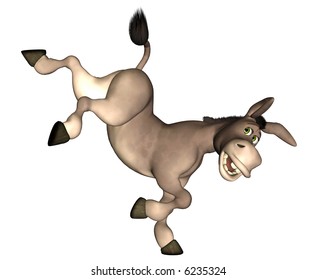 Donkey Cartoon . 6
