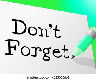 Don't Forget Representing Keep In Mind And Remembering Tasks
