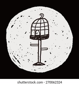 doodle birdcage