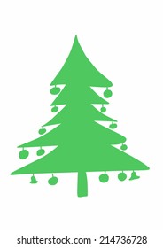 Similar Images, Stock Photos &amp; Vectors of Christmas tree hand drawn