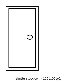 Door Drawing Illustration Line Art Stock Illustration 2051120162 ...