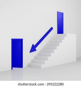 The door made from 3dcg