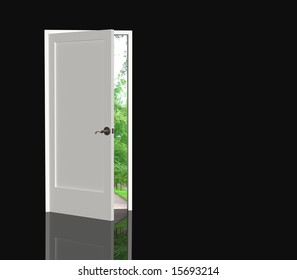 The door open in the real world