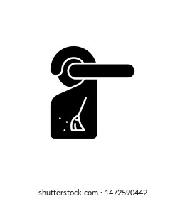 Doorknob, Cleaning Icon. Simple Glyph, Flat Illustration Of Hotel Service Icons For UI And UX, Website Or Mobile Application