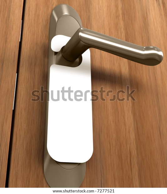 Doorknob You Can Put Your Text Stock Illustration 7277521