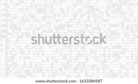 Dot white gray pattern gradient texture background. Abstract  technology big data digital background. 3d rendering.