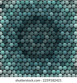 Doted Shape Round Pattern Background