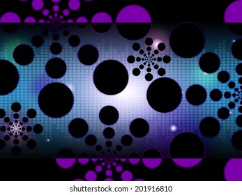 Dots Background Showing Spots Or Circular Shapes 