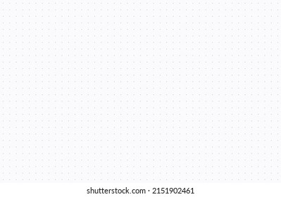 Dotted grid paper texture background. A seamless repeat pattern with real paper texture, ideal for a bullet journal backdrop or empty notebook template.
