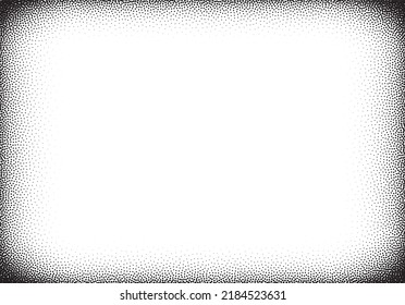 Dotwork Gradient Background, Black And White Stipple Dots