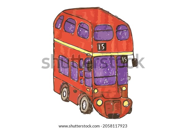 Double decker bus cartoon
image