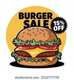 Double the Flavor with Our Burger Offer - Powered by Shutterstock