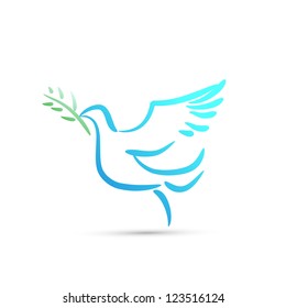 Dove Peace Vector Stock Vector Royalty Free