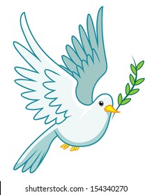 Peace Dove Vector Stock Vector (Royalty Free) 1238963068