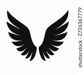 dove with wings vector ..