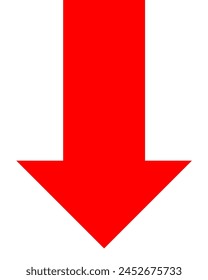 Down arrow PNG, No background