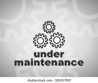 Down For Maintenance Website Page Message