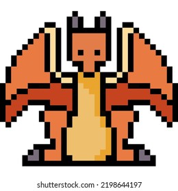 Dragon 8bit Pixel Art Stock Illustration 2198644197 | Shutterstock