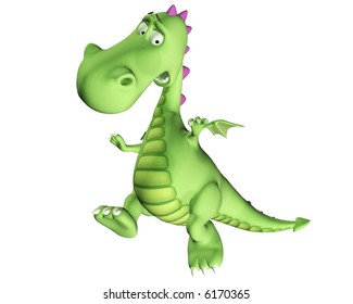 Dino Baby Dragon Jumping Stock Illustration 69746473 | Shutterstock