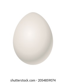 Dragon dinosaur egg in white. Dino cartoon egg-shell. Whole egg icon. glossy egg-shaped of bird or animal