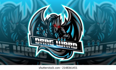 Dragon Gaming Logo With High Detailing's.